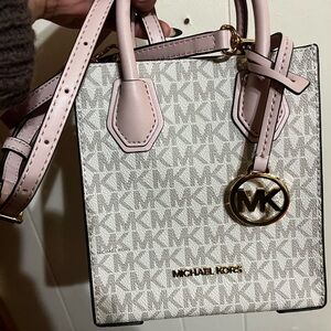 Michael Kors Pink and Cream Women's Bag